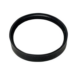 Siliconenring zwart Ø 100 mm