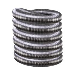 125 mm Dubbellaags flexibel 12 meter