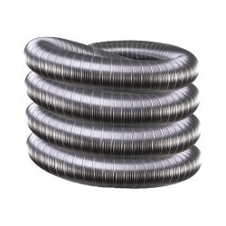 125 mm Dubbellaags flexibel 8 meter