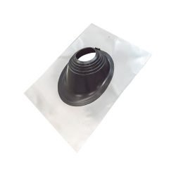 Dakplaat alu 0-45° met EPDM mof 200-275 mm zwart