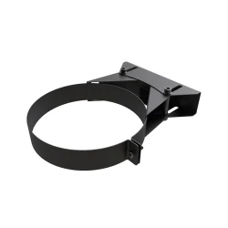 Muurbeugel 50-90 mm extra zwaar voor EW 130 mm en DW 80 mm mat zwart