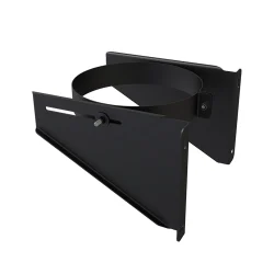 Muursteun 0-120 mm voor EW 130 mm en DW 80 mm mat zwart