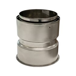 EW Nisbus met aansluiting naar flexibel 80 mm