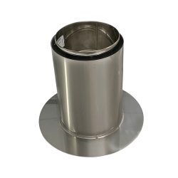 EW Nisbus + aansluiting naar flexibel met rozet 125 mm