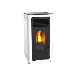 Audax pelletkachel 8 KW Wit