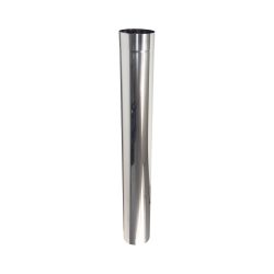 Kachelbuis paspijp 100 cm Ø 125 mm EW RVS