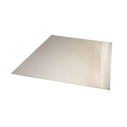 Vierkante rvs schoorsteenplaat 59 x 59 cm